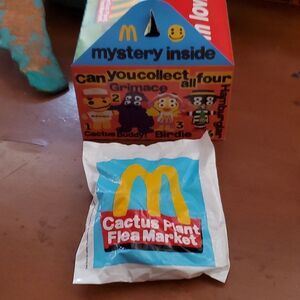 McDonalds Cactus Plant Flea Market Cactus Buddy and Box NIP 2022 Adult H…